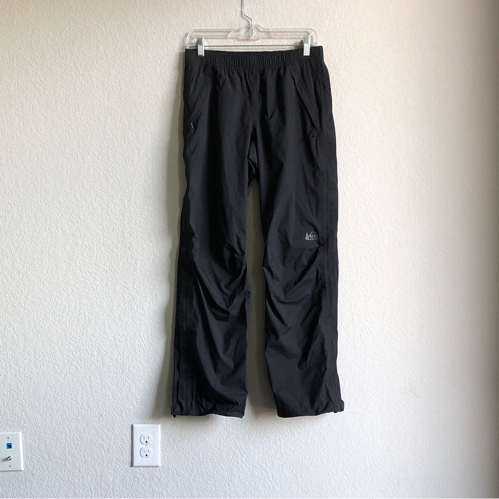REI Co-op Womens Ranier Rain Pants Black 127276